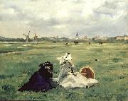 Edouard Manet Hirondelles painting